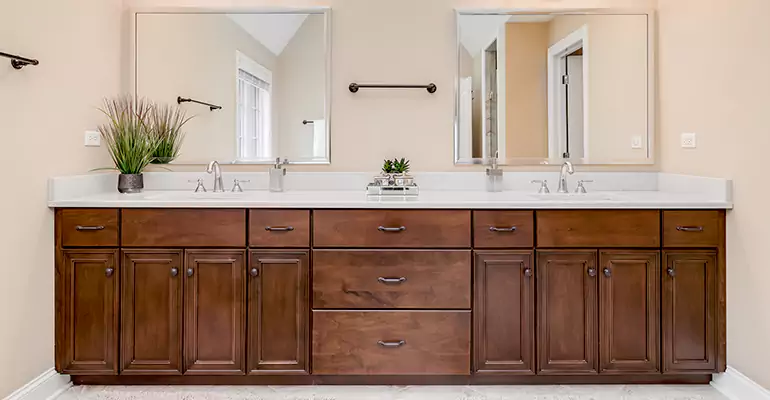 Bathroom Cabinet Renovation in Long Branch