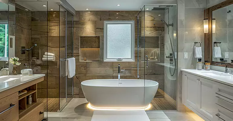 Master Suite Bathroom Remodel in Long Branch, NJ