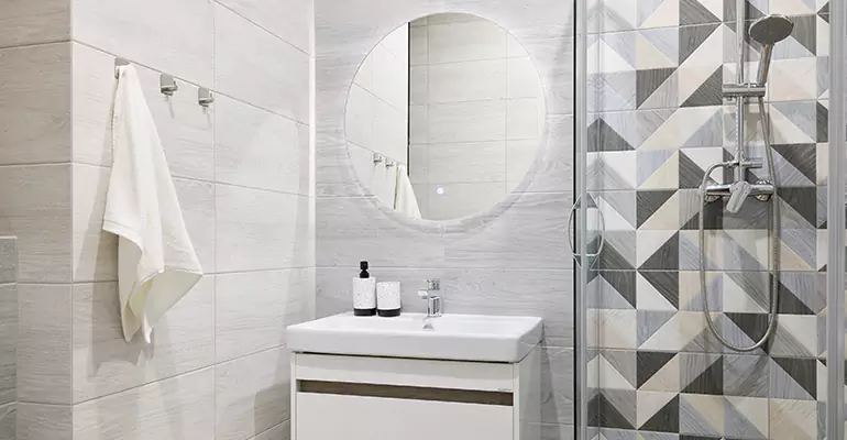 Small Master Bathroom Remodel in Long Branch